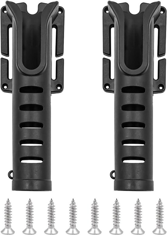 2 Stuks Hengelholster voor het Bevestigen van Visspullen aan de Taille - Ideaal voor Buitenactiviteiten en Vissen