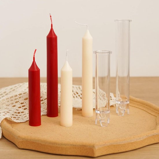 2 stuks kaarsvorm voor de kerk, Kerstmis, diner bij kaarslicht, Valentijnsdag, huishoudtextiel
