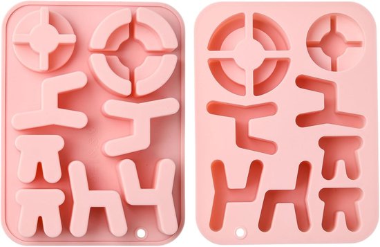 2 stuks Meubel-thema Siliconen Fondant Mal Creatieve Schattige Stoel Bureau Tafel Mallen voor DIY Cake Chocolade Pudding Gelei Snoep Resin Craft Maken Decoratie