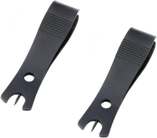 2 Stuks Mini Visserslijn Tang met Snijder en Haak Oog Reiniger, Rvs Gereedschap voor Vissen en Vissersaccessoires