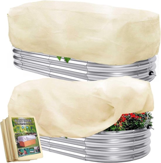 2 stuks plantenbescherming winter voor bloembakken en bloembakken