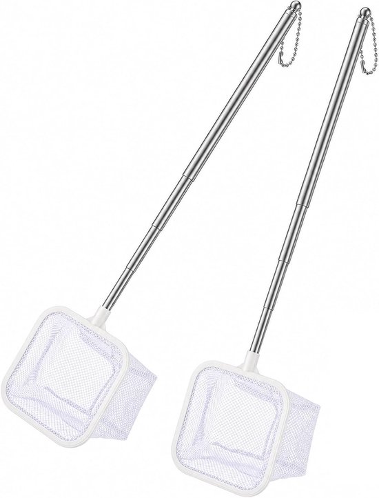 2 stuks schepnet klein 7,5 cm fijn gaas schepnet aquarium