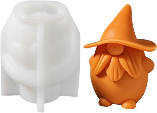 2 stuks siliconen vormen, gietvormen, pompoen, 3D siliconen vorm, pompoen met geest, kaarsvormen om te gieten, siliconen vormen, kaarsen, pompoen, gietvormen, siliconen, Halloween, kaarsen, gietvorm