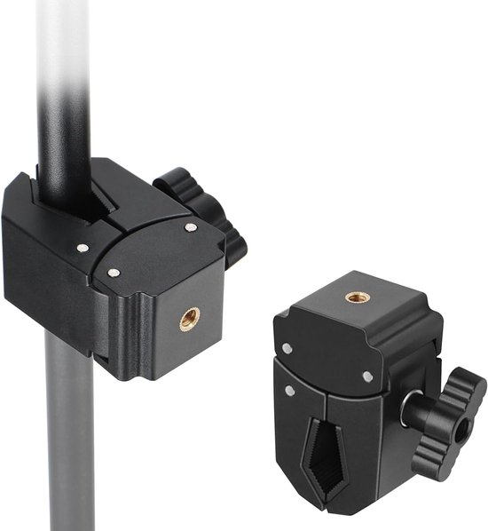 2 stuks Super Clamps met 1/4 inch binnendraad interface