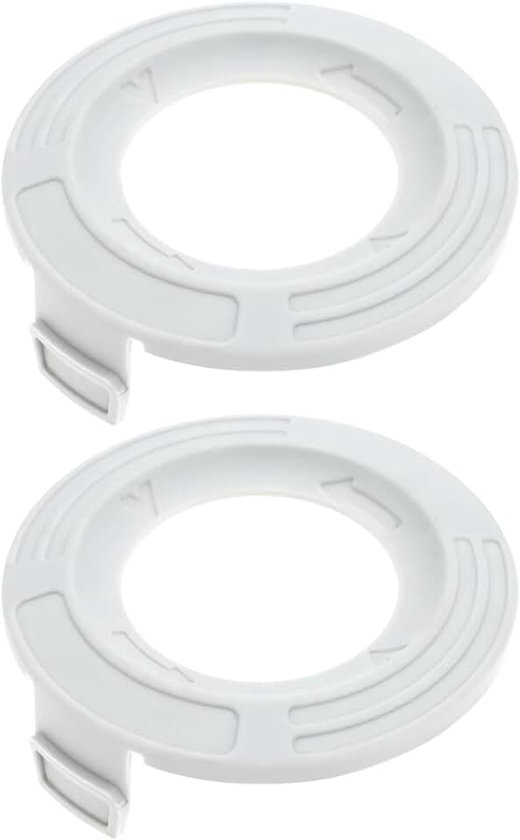 2 stuks trimmerspoel afdekdop 79,3 x 23,7 mm, compatibel met Stihl FSE52 FSA57 FSA30 maaiers, compatibel met Stihl AutoCut C 3-2 draadkopspoel, wit