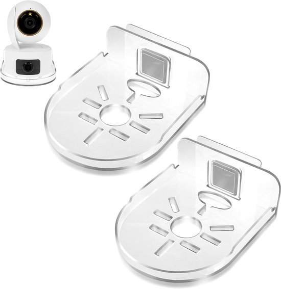 2 stuks wandhouder compatibel met TP-Link Tapo bewakingscamera, kunststof, universele accessoires, houders voor dome-camera