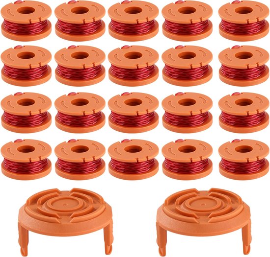 20-delige set voor grasmaaier set Werkt met Worx 20V, Ø1,65mm, 3m grastrimmers