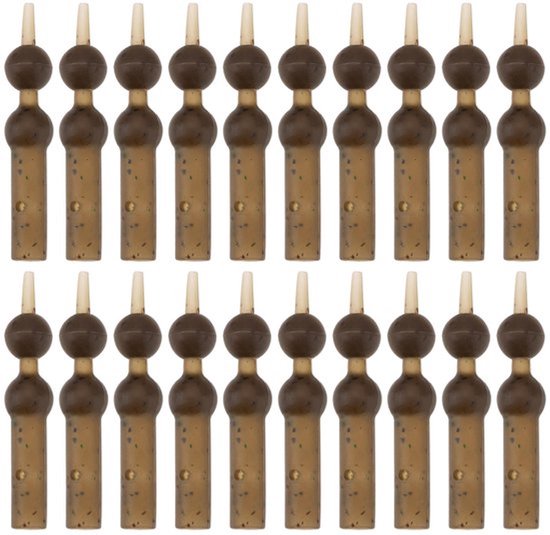 20 stuks Carp Helicopter Rig Tube 35x5mm Opening 1mm Helicopter Mouwen & Kralen Terminal Visspullen Carp Visspullen Gereedschap voor Vissen