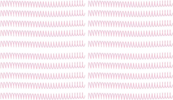 20 Stuks Plastic Spiral Binding Spools voor A4 A5 Notitieboek, 30 Gaten Spiralen, 19mm Binnen Diameter (Roze) - Perfect voor Creatief Kantoor en DIY Projecten van Merkloos