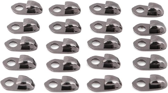 20 Stuks Schoenhaken, Buckles en Reparatiehaken voor Klimschoenen en Handtassen van Hoogwaardige Legering