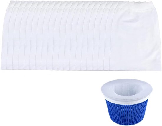 20 stuks skimmer sokken zwembad net filtersokken skimmer zwembadnet accessoires