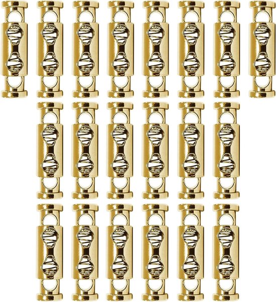 20 stuks snoersloten - koordklemmen veersnoeren 4,5 mm - metalen koordstopper Is dit de aanpassing waar je aan dacht? Laat het me weten als je nog iets anders in gedachten had! van Merkloos