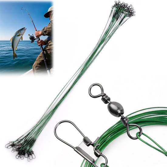 20 Stuks Stalen Haakjes voor Roofvisserij - Corrosiebestendige Pike Hooks voor Zoet en Zout Water