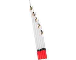 20 Stuks Vissen Dobbers in Diverse Maten - Heldere Waggler Dobbers voor Coarse Fishing, Drijfvermogen en Precisie