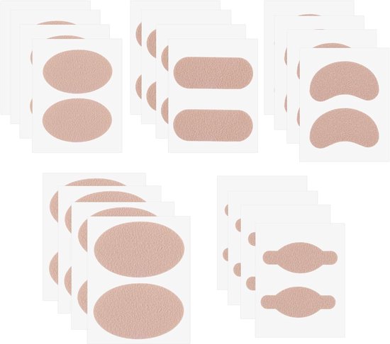 20 Stuks Zelfklevende Pads voor Voeten, 5 Stijlen Voorgesneden Strips Voetbeschermingstape voor Tenen Hakken Schoenen Hardlopen Wandelen Dagelijks Gebruik en Reizen
