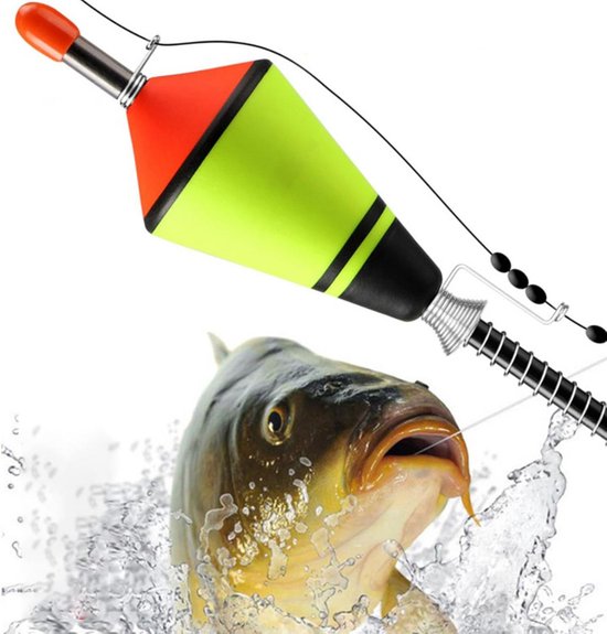 20 x 4 cm Angel Bobber visdobbers EVA Angel vlotter automatische visdobbers visdobbers vissen dobbers vissen dobbers vissen aan het meer, rivier of vijver