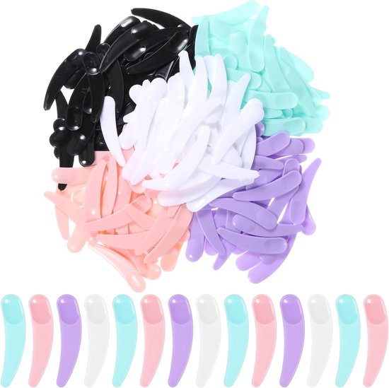 200 STKS Mini Make-up Spatel, Wegwerp Cosmetische Spatel Mini Huidverzorging Spatels voor Cosmetische Mengen en Huidverzorging Crèmes, Multi Gekleurd
