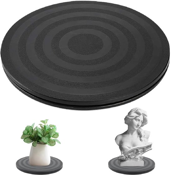20cm Swivel Platform, Swivel Base for Turntable Player, 360 Degree Rotating Stand, Steel Ball Bearing Turntable Swivel Plate for TV, Monitor, Crafts, Bonsai Plants (20cm) van Do4U