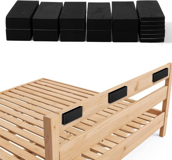 23 Standoffs voor Muurbeveiliging, Zelfklevende EVA Foam Buffers, Hoofdeinde Stoppers voor Meubels en Kasten (Zwart)