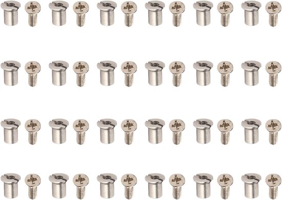 24-delige universele NAB hub schroefset voor 10.5 x 1/4 inch tape recorders, inclusief 8 rollen, ideaal voor reel-to-reel audio-opnames