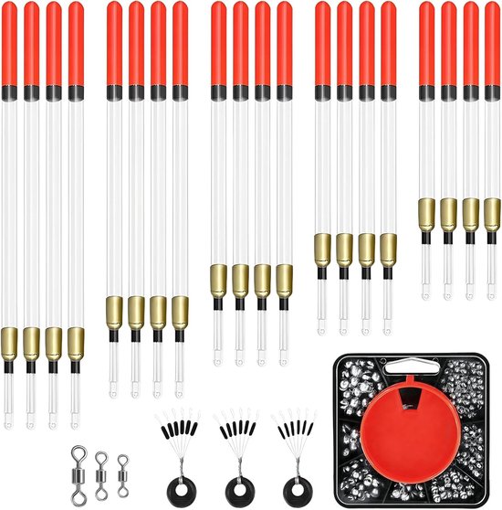 27 stuks visaccessoires met hoge gevoeligheid en drijvers voor een succesvolle viservaring