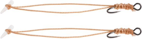 2pcs Hook Bristles Barbless Quick Stop Carp Fishing Rig With Needle Fishing Tackle van Merkloos