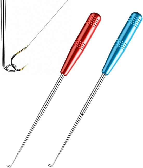 2pcs RVS Fish Hook Remover - Haakverwijderaar 17cm - Snelle Ontgrendeling voor Vissen