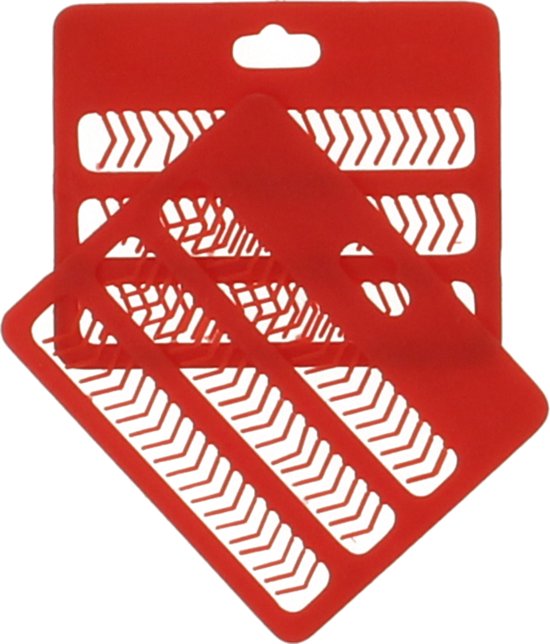2x boilie - frame - stoppers - boiliestoppers - boilie - hair - rig - rood van Merkloos