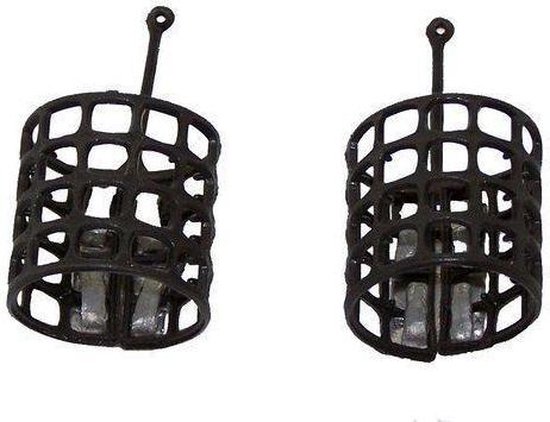 2x Nylon voerkorf rond 20 gram van Merkloos