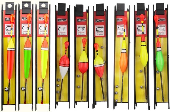 3 pieces floats, light and sensitive, excellent sensitivity for fishing in all conditions and in all depths, fishslip - ShopVlot