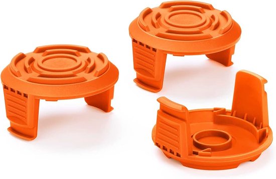 3 spoeldoppen voor Worx (WA0010), spoelafdekkingen voor grastrimmer