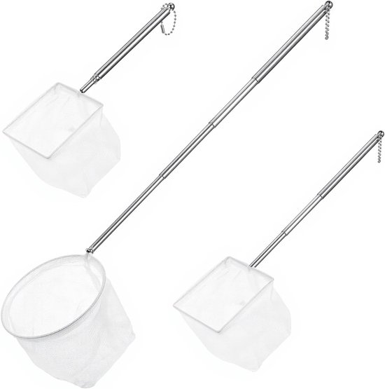 3 stuks aquarium schepnet visnet, mini fijnmazig visnet