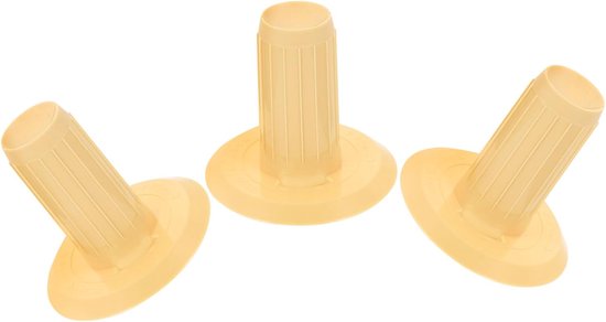 3 Stuks Delige Handbediende Garenwinder Spoelset Universele Vervangende Spoelen voor Haakaccessoires Duurzame Bobbintubes voor Veelzijdig Handmatig Garen Wikkelen Bij DIY Projecten