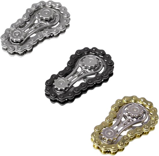3 stuks Fidget Spinner Toys Figit speelgoed met 2 versnellingen