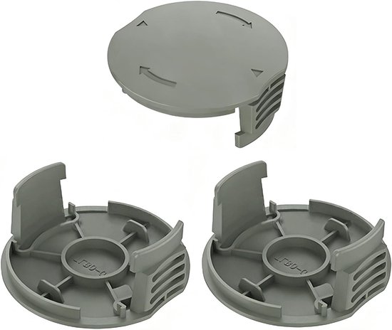 3 Stuks Grastrimmer Spoel Caps Vervangende Trimmerdeksel voor EasyGrassCut 18/23/26, Geschikt voor Tuinonderhoud en Grasmaaien
