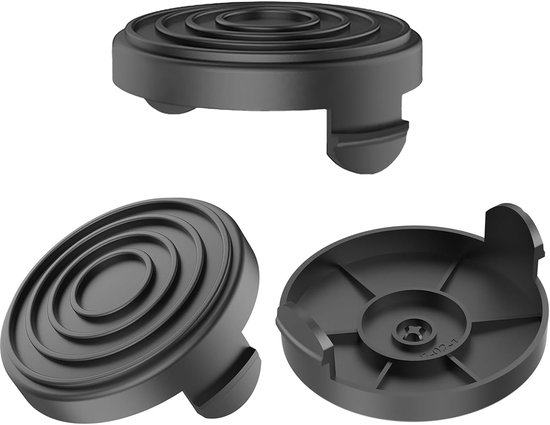 3 stuks grastrimmer spoelafdekking compatibel met Einhell TLE-02-1, vervangende trimmerkap voor Einhell GC-ET 4530 Aldi Gardenline GLR GLT