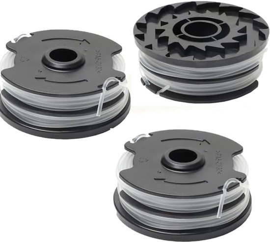 3 stuks grastrimmerdraad voor LIDL Parkside accu-grastrimmer PRTA 20-Li A1, B2, C3; PRT 550 A1, A3; PRT 300 A1
