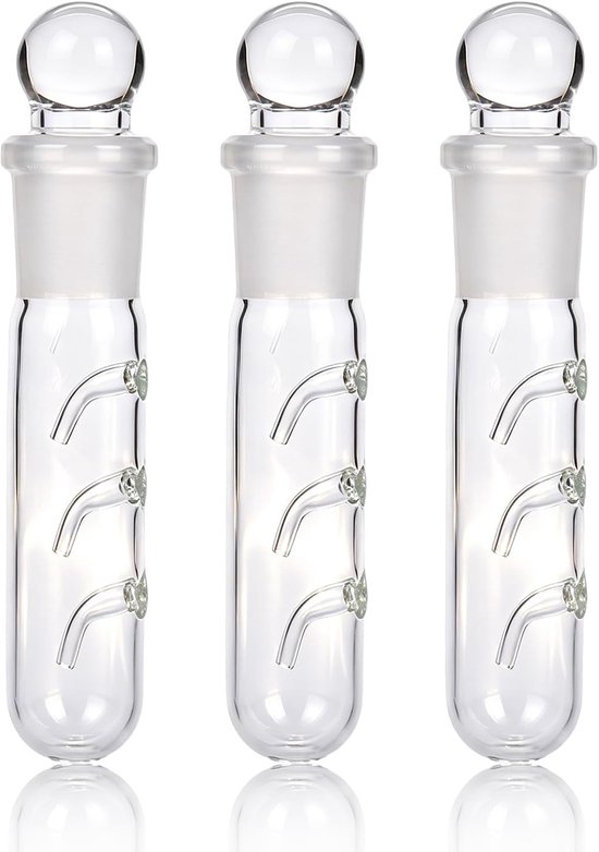 3 stuks planarieval, 3 gaten, glas, transparant, planaria-val, transparant glas, planarieval en slakken, planarieval, lokaas, garnalen, aquariumval en slakkenval voor vistank, aquarium