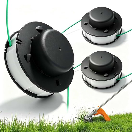 3 stuks snoerspoel vervanging voor Stihl FSA 56 grastrimmer, reservespoelen voor Stihl C2-2 snoerspoel vervanging, 4008 710 4301 reservedraad spoelen