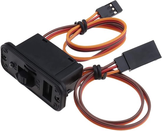 3-Weg LED Ontvanger Schakelaar voor RC Vliegtuigen en Boten met 3-Pin JR Futaba Connector en Stroombeheer Accessoires