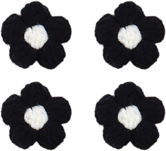 30 Stuks Bloemen Patches voor Breien en Haken - Bloem Appliqués voor DIY Kleding, T-Shirts en Tassen