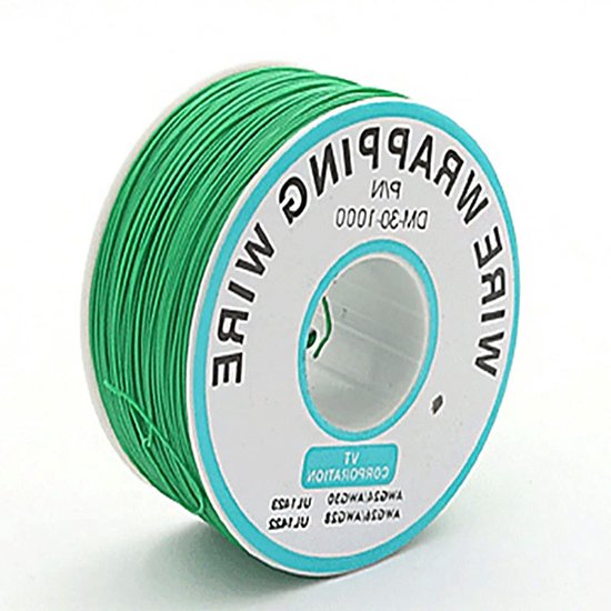 30AWG 0.25mm Kleurige Elektrische Draad Spoel - Flexibele en Zachte Tinned Koper Draad voor DIY Elektronica Projecten en Aansluitingen