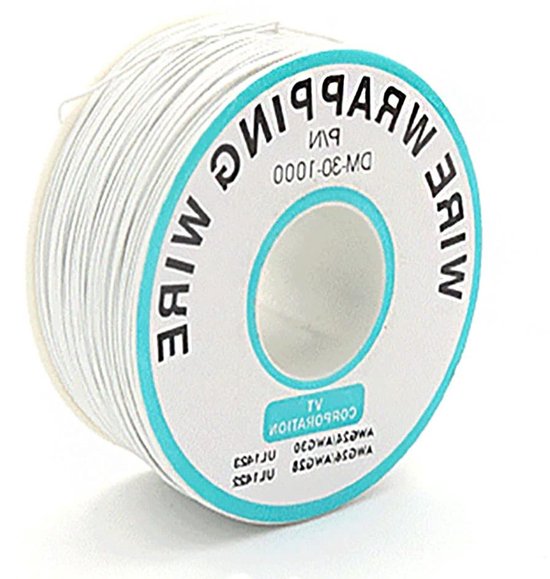 30AWG 0.25mm Kleurige Elektrische Draad Spoel voor DIY Projecten - Flexibele en Zachte Tinned Koper Draad voor Elektronica en Aansluitingen