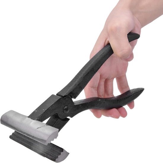 3.1 Inch Chuck Canvas Racking Pliers - Gietijzer, Zwarte Handgreep - Olieverf Gereedschap van Merkloos