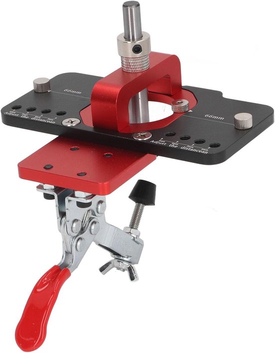 35 Mm Verborgen Scharnier Boormal, Aluminium Scharnier Boorgat Boor Boorgeleider Locator voor Deurkast Installatie Kast Hardware Mal, Snelle Punch Kast Hardware Mal