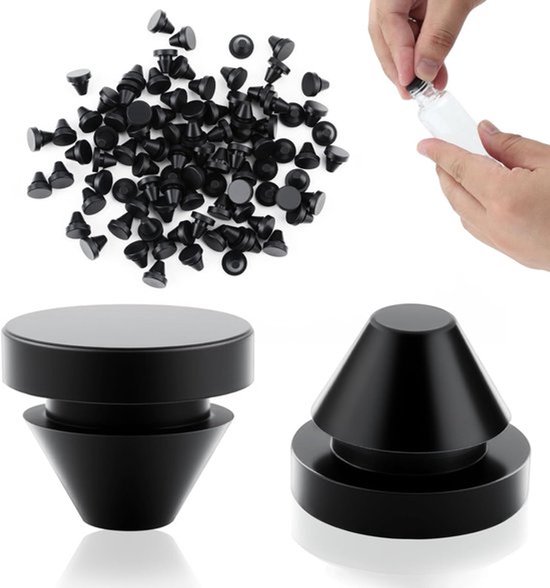 35 Stuks Rubber Stopper - Ronde Silicone Stopper, Waterdichte Doppen voor Flessen en Meubels, Einddoppen voor Buizen en Gaten van 6-7mm