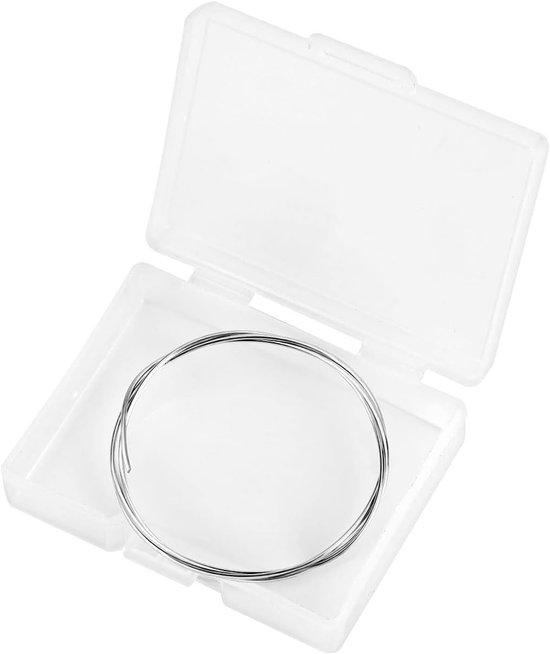 35cm Zilver Verchroomde Gouden Legering Lood Draad voor Solderen van Sieraden en Elektronica, Diameter 0.8mm, Lage Temperatuur Solderen