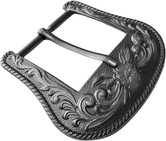 38mm Vintage Gegraveerde Riem Gesp Klassieke Westerse Rodeo Cowboy Cowgirl Vervanging Legering Gesp Enkele Prong Riem Snap Metalen Tailleband Sluiting Accessoires Voor Mannen Vrouwen