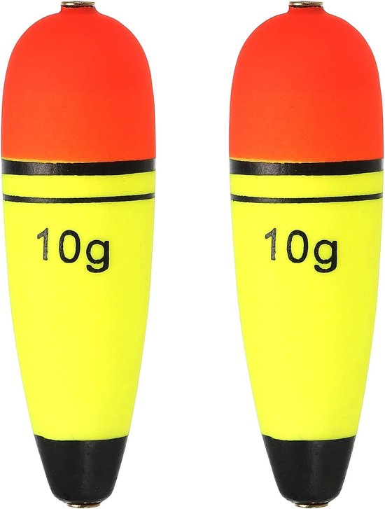 3.9oz Fishing Slip Bobbers - 2 Pack EVA Vissers Float voor Zeevisserij - Zoetwater Vissersaccessoires - Geel van Amarine Made