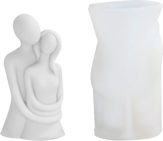 3D-body kaarsvorm, siliconen vorm, kaarsen, lichaam, paar, knuffelen, kaarsvormen, handgemaakte doe-het-zelf siliconen kaarsen maken, voor handwerk, ornamenten, geurkaars, handgemaakte zeep